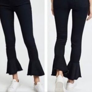 Frame Le Skinny Flare Black Jeans MSRP 228.00